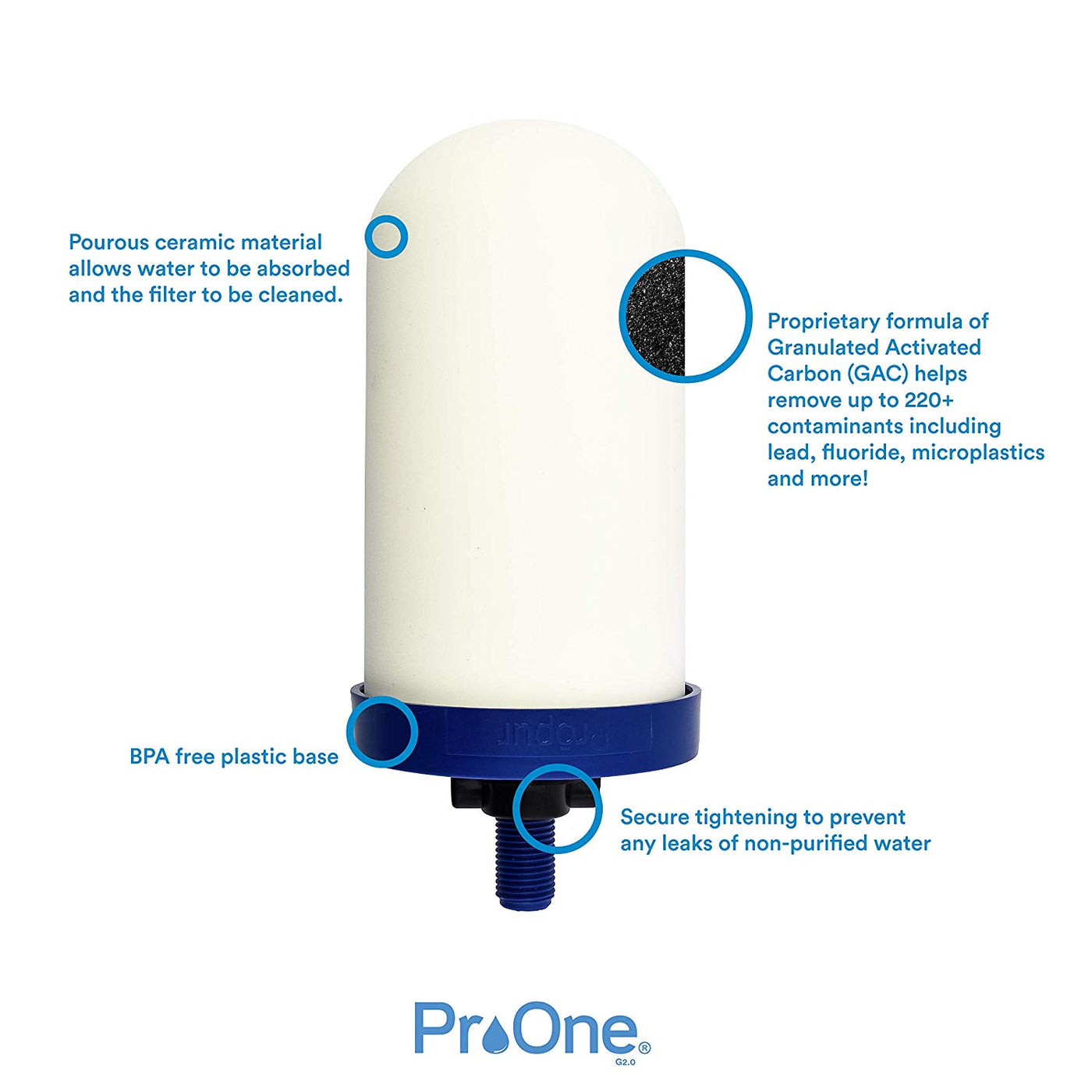 BIG+ Gravity Filter 3 Gal for 4+ People by ProOne