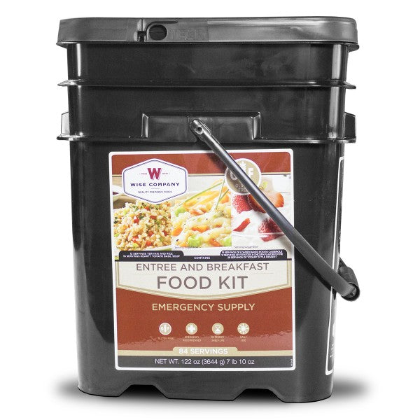 Gluten-Free Choice Grab & Go Bucket / 84 Servings / Emergency Disaster Storable Food Prep (by ReadyWise)