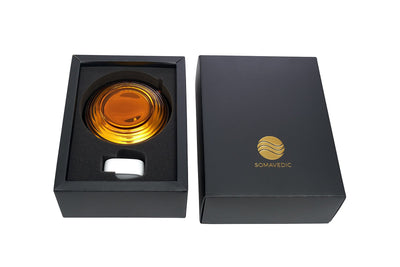 "Amber in Honey" Enhanced Protection from 3G, 4G, 5G EMF for Whole House / Structures Water, by Somavedic
