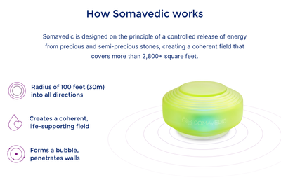 "The Vedic", BEST SELLER, Protection From 3G, 4G, 5G For Whole House/ Structures Water, by Somavedic