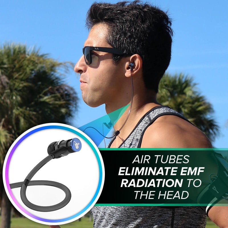 Earbud Headphones, EMF Radiation-Free High Quality Sound (by DefenderShield)